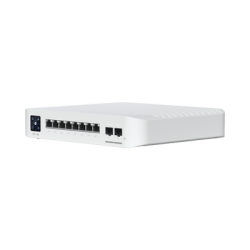 Switch UniFi Pro 8 PoE Administrable Capa 3, 8 puertos GbE / (6) puertos POE+ af/at y (2) puertos POE++ 802.3bt / (2) puertos SFP+ 10G / 120W de presupuesto POE 