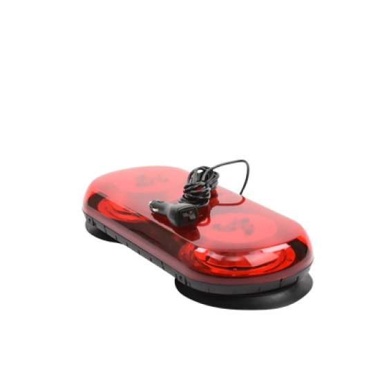 Mini Barra de Luces Serie X606S, con 18 LED, Color Rojo, Montaje Succión e Imán