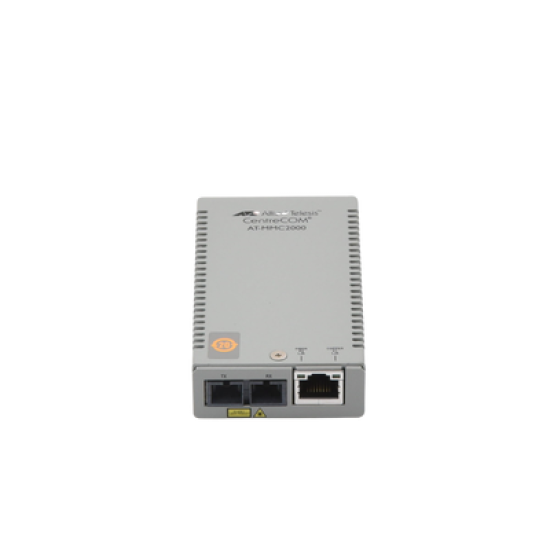 Convertidor de medios TAA (Federal) 10/100TX - 100FX/SC MultiModo, Multiregion PSU