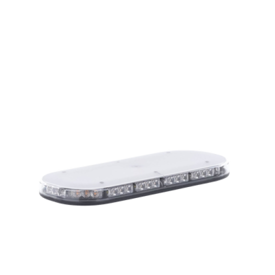 Mini barra de 42 LED, ámbar/blanco, 15 Pulgadas, SAE, Montaje Fijo Con Tornillos, 12-24 Vcd, Lente transparente