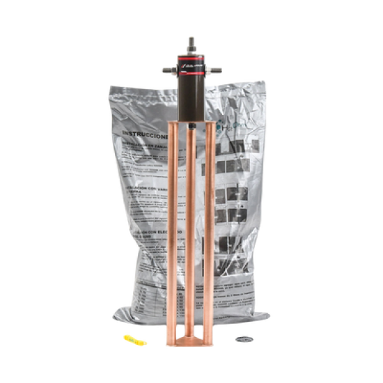 Electrodo para corriente máxima de 45 Amp. con Filtro y Compuesto H2Ohm.