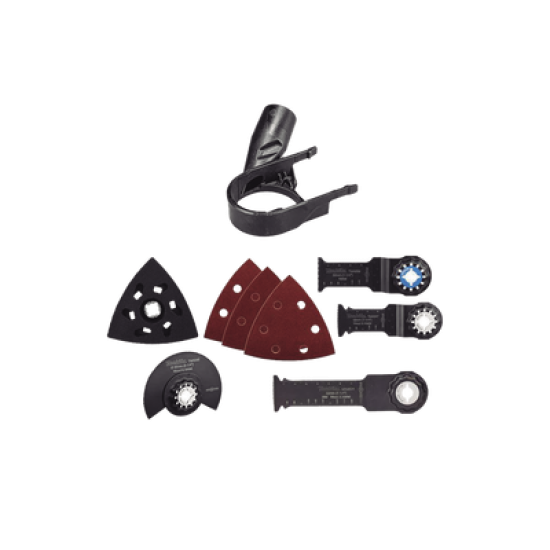 Multiherramienta Oscilante Inalámbrica de 18V, incluye 2 Baterías  BL1850B de 5.0 A, Cargador DC18RC, Accesorios y Estuche Makpac