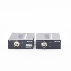 Kit Transmisor y Receptor PoE de Largo Alcance sobre Coaxial hasta 1km