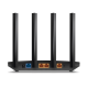 Router WiFi 6 AX 1500Mbps / MU-MIMO 2X2 y OFDMA / 1 Puerto WAN 10/100/1000 Mbps / 3 Puertos LAN 10/100/1000 Mbps / 4 Antenas / Conexión Inalámbrica OneMesh