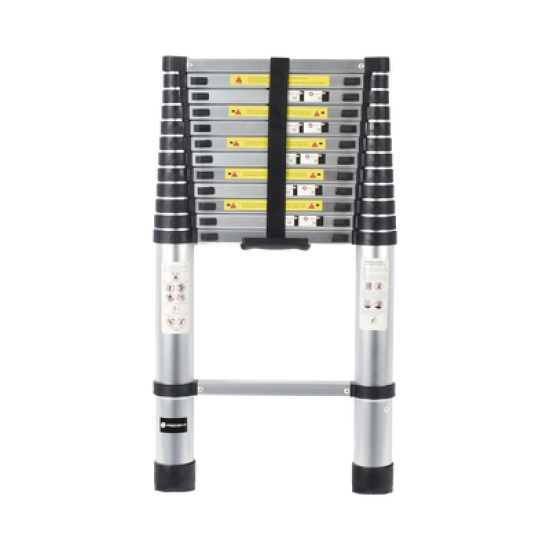 Escalera Telescópica de Aluminio de 3.8 Metros de Altura