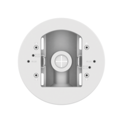 Montaje adaptador para instalacion en poste de camaras Domo y Bala serie X o P marca Hanwha 
