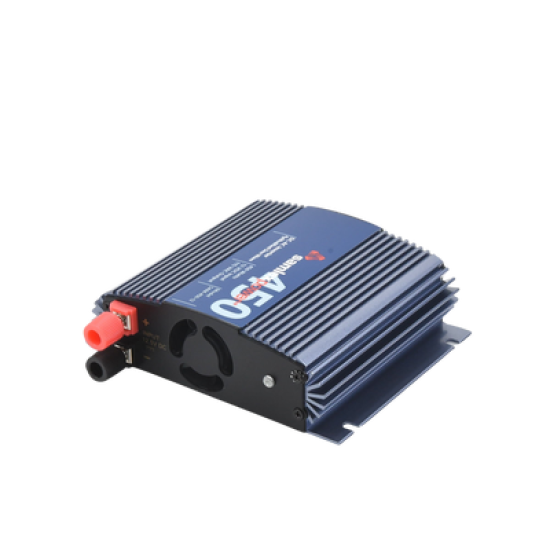 Inversor de Corriente Onda Modificada (CD-CA). Potencia Nominal 450 W, Ent:12Vcc, Sal: 115Vca 60 Hz.