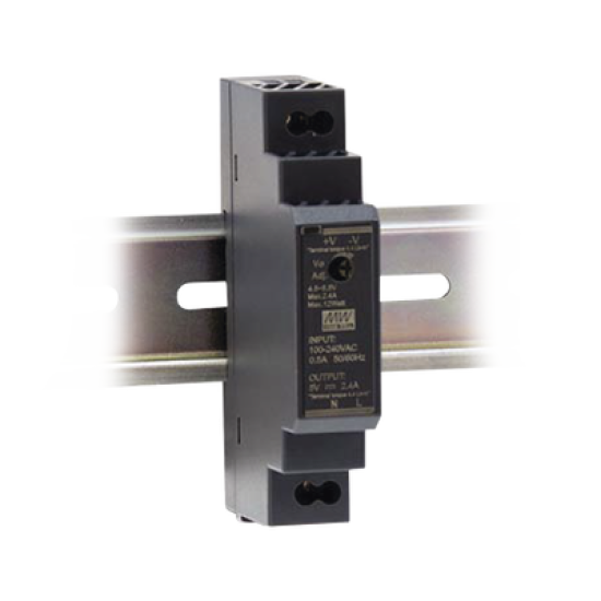 Fuente de Poder Industrial Ultra Delgada Riel Din 12Vcc, 15W