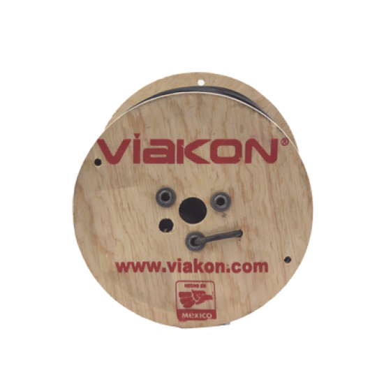 Cable Coaxial RG6, 305 metros RG6, Malla 96%, Hecho en México / Intemperie