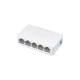 Switch NO Administrable / Para escritorio /  5 puertos 10/100 Mbps / Diseño Compacto / Plug and Play