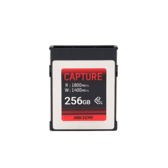 Memoria CFexpress tipo B / Clase 10 de 256 GB / Especializada para Cámaras de Fotografía y Video  / 1800 MB/s Lectura / 1400 MB/s Escritura