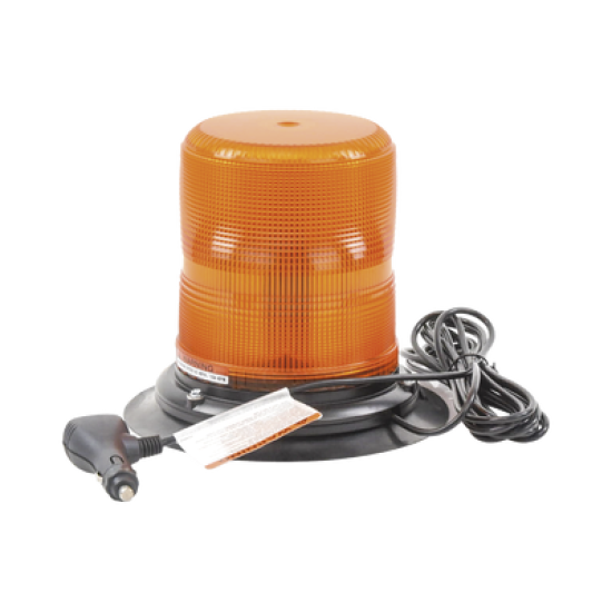 Baliza LED color ámbar con montaje magnético de succión DE 7