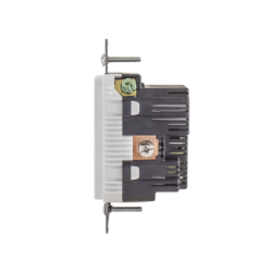 Contacto Dúplex con 2 Puertos USB, 15A 125V, 2 Polos, 3 Hilos, Color Blanco. 