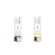 Transceptores Ópticos Industriales Bidireccionales SFP (Mini-Gbic) / Monomodo 1310 & 1550 nm / 1.25 Gbps / 1000BASE-BX / Conector LC/UPC Simplex / DDM / Hasta 20 km / 2 Piezas