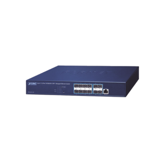 Switch Administrable Capa 3, 12 Puertos SFP+ 10G BASE-X, 1 Puerto de Consola  RJ45.