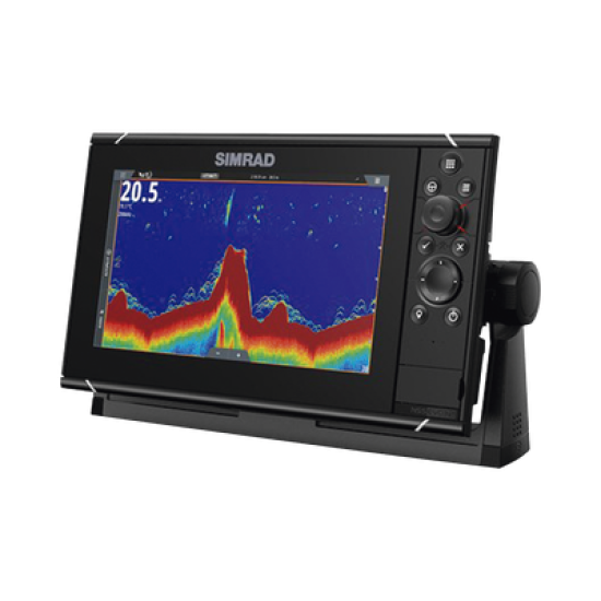 Pantalla de navegación NSS9 Evo3S, integra una ecosonda de 1 kW de potencia, receptor GPS de máxima sensibilidad, y conectividad inalámbrica.   