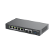 4 en 1: Firewall Nueva Generación, Router, PBX IP, Switch Gigabit de 5 Puertos (4 PoE) y 2 Puertos SFP 2.5 Gigabit