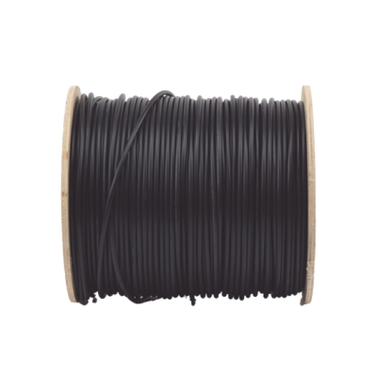 Cable Coaxial RG6, 305 metros RG6, Malla 96%, Hecho en México / Intemperie