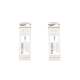 Transceptores Ópticos Industriales Bidireccionales SFP+ (Mini-Gbic) / Monomodo 1270 & 1330 nm / 10 Gbps / 10GBASE / Conector LC/UPC Simplex / DDM / Hasta 5 km / 2 Piezas
