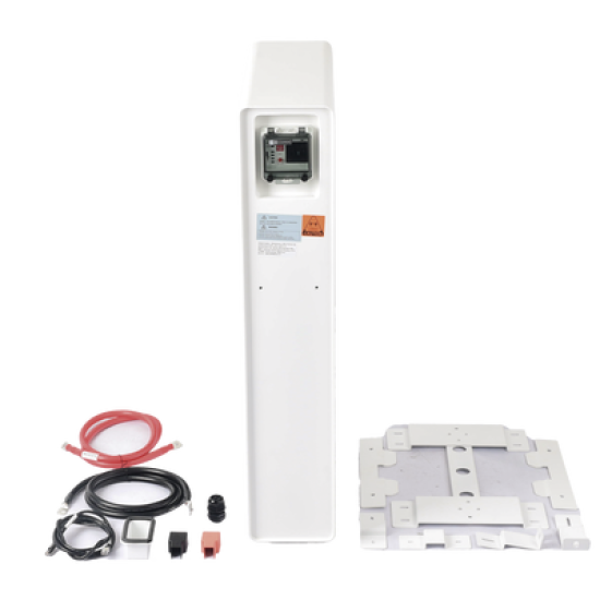 Batería de Litio Hierro Fosfato (LiFePO4)  de 10 Kwh, 51.2 Vcc, 200 Ah, Outdoor, Instalación a pared 