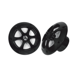 Par de altavoces fabricado en grado marinos en color negro de 6.5