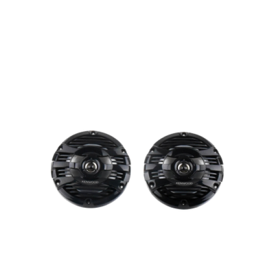 Par de altavoces fabricados en grado marinos en color negro de 6.5