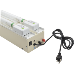  Lámpara de Emergencia con Focos de 40 W con Carcasa de Acero. 5 Horas de Respaldo.