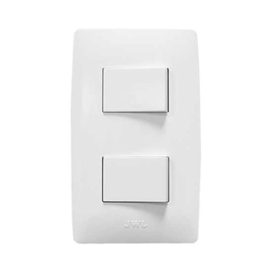 Apagador Doble de 127 V~60 Hz 10 A/ Color Blanco.