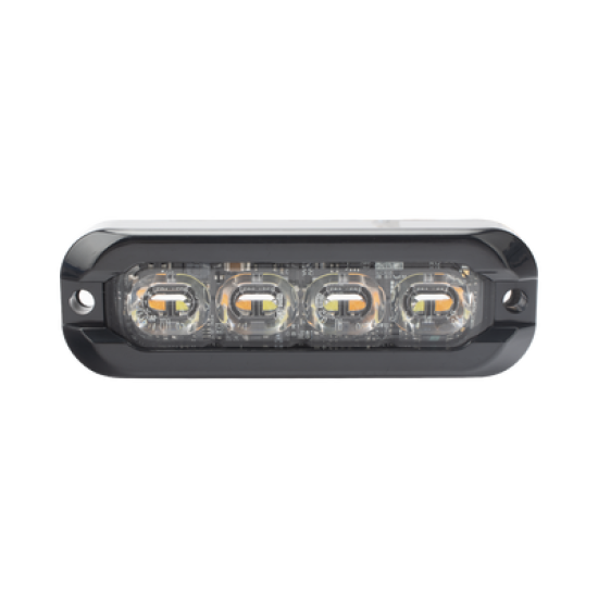 Luz perimetral , 8 LED Ultra Brillantes, Dual Color Ambar / Claro