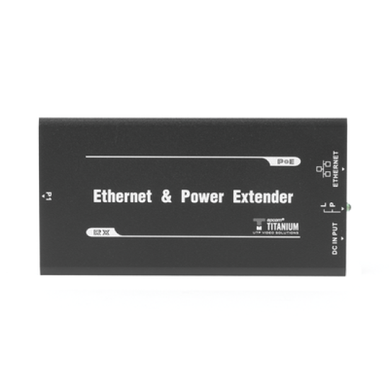 (POE 600 METROS) Receptor para Extensor PoE TT-8001TPOE / 1 Puerto  para recepción de video y alimentación (PoE) / IDEAL PARA DOMOS Y CAMARAS IP / Conexión en Cascada / Soporta PTZ´s de 60 W / Soporta IEEE802.3af/at