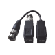 Kit de Transceptor (Balluns) TURBOHD con Boton Push / Hasta 8 MP (4K) / 100% Cobre / Soporta HD-TVI / AHD / CVI / CVBS / Audio por Coaxitron / Datos para Menu de Configurar de Cámaras 