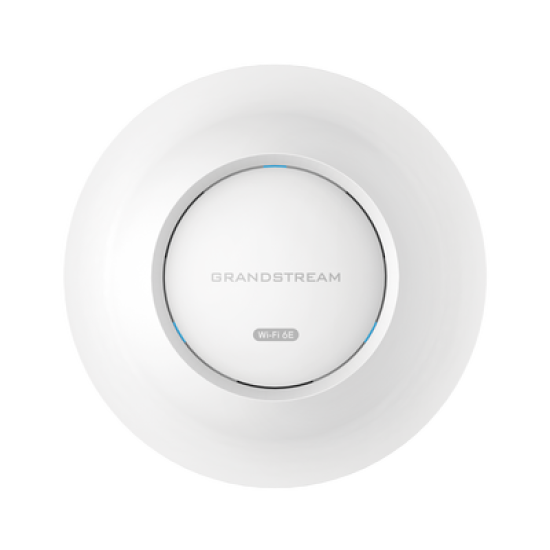 Punto de acceso Wi-Fi 6E tribanda GWN 802.11ax, con administración desde la nube gratuita o stand-alone.