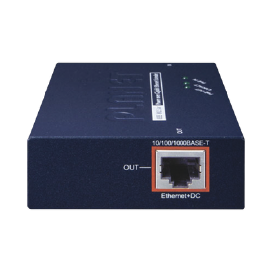 Extensor PoE+ / Hasta 100 m / Entrada PoE+ Gigabit 802.3 at y Salida PoE+ Gigabit 802.3 af / at / Interior 