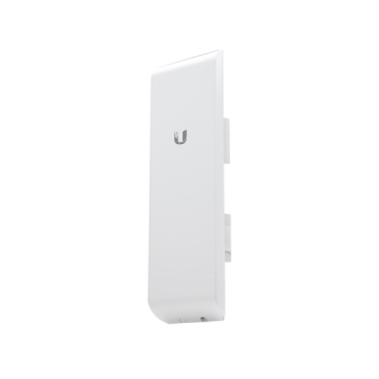 NanoStation airMAX M2 CPE,  hasta 150 Mbps, frecuencia 2 GHz (2412-2462 MHz) con antena integrada de 11 dBi