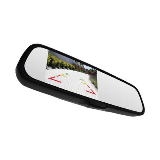Espejo retrovisor con Pantalla LCD con atenuación automática cuenta con entradas de video duales