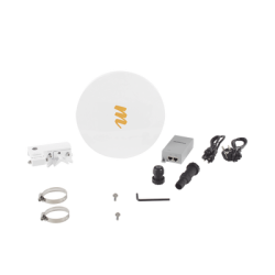 Radio Backhaul PTP en frecuencia 24 GHz, MIMO 4X4:4, 1.5 Gbps, Antena integrada 33 dBi, IP67, Puerto SFP, Adaptación automática al entorno, Sin interferencia  