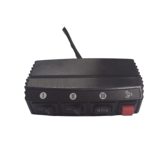 Switch de 5 interruptores para Encendido/Apagado y Control de patrones de destello