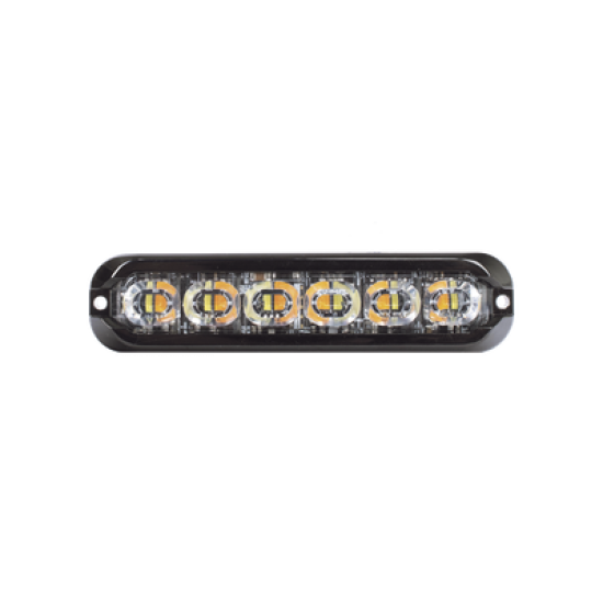 Luz perimetral , 12 LED Ultra Brillantes, Dual Color Ambar / Claro