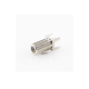 Conector F Hembra para PCB de Montaje Vertical, Níquel/ Estaño/ Polietileno.