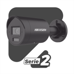[Dual Light + 2 Micrófonos Integrados] Bala IP 4 Megapixel / Color Negro / Lente 2.8 mm / 40 mts Luz Blanca + 40 mts IR / ACUSENSE / Exterior IP67 / WDR 120 dB / PoE / ONVIF / Micro SD / Metal / ACUSEARCH