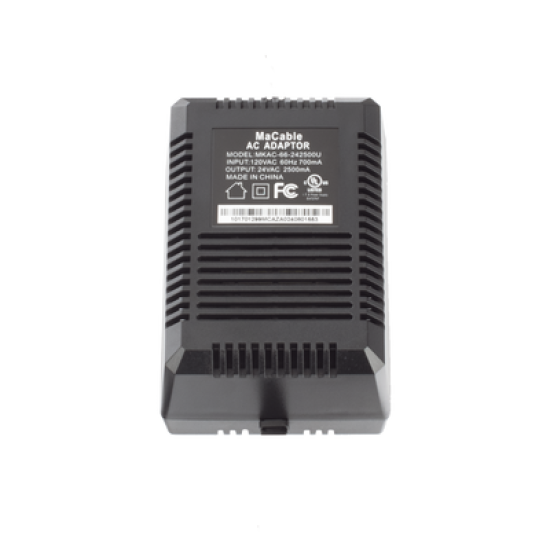 Transformador de 24 VCA / 2.5 Amp (60 VA) / Multiples Usos / Recomendado para PTZ TURBOHD e IP / Interior 