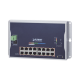 Switch Industrial Administrable Capa 2 de Pared,16 Puertos PoE 802.3at Gigabit y 2 Puertos SFP