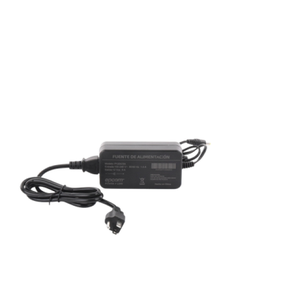 Adaptador de Pared con Cables de Extensión para Mayor Alcance 12 Vcc / 5 Amperes / Profesional / 0.5 metros a la toma de alimentación / 0.5 metros a la conexión del dispositivo