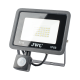 Reflector con Sensor de Movimiento 30 W /160 x 180 mm / 85 - 265 Vca~ 50/60Hz / Ultra delgado / Uso en exterior - interior. 