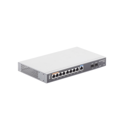 Router Gigabit VPN / Balanceador de cargas / 60,000 sesiones NAT /  9 puertos 10/100/1000 Mbps + 2 puertos SFP (WAN/LAN) / 1 puerto entrada PoE(af/at) / 2 puertos salida PoE (af/at) / Compatible con GWN Cloud.