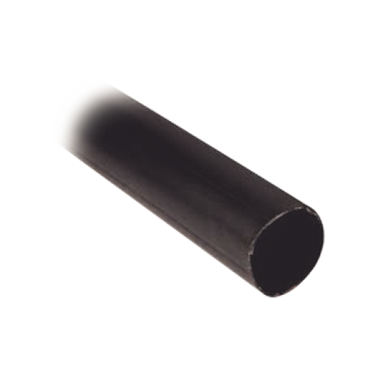Tubo Termoencogible (Termofit) Negro de 1.2 m, 2