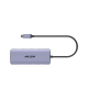 Hub (Adaptador) USB - C / 11 en 1 / 1 Salida HDMI (4K) / 2 Salida USB 2.0 / 2 Salidas USB 3.0 / 1 Salida VGA / 1 Salida SD (Memoria SD) / 1 Salida TF (Micro SD) / 1 Salida de Audio (8 - 48 KHz) / 1 Salida RJ45 / 1 Entrada USB - C (Carga Rapida)