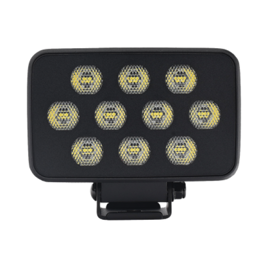 Luz de Trabajo Ultra brillante Cuadrada, 10 LED, 8937 Lúmenes, 12-24 Vcd