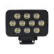 Luz de Trabajo Ultra brillante Cuadrada, 10 LED, 8937 Lúmenes, 12-24 Vcd