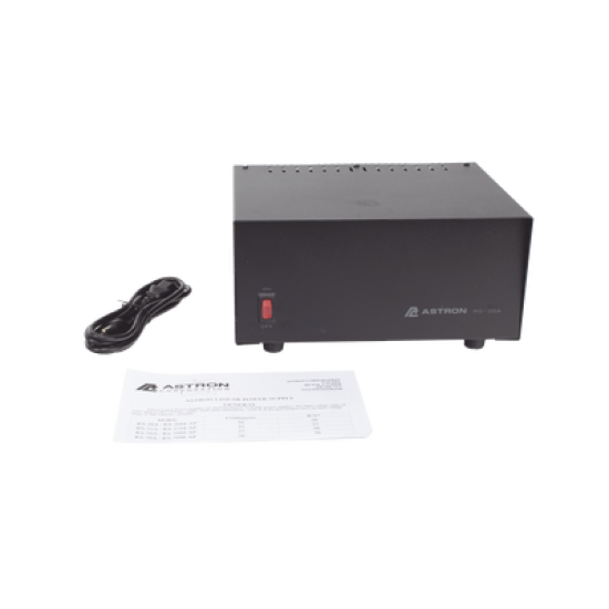 Fuente de poder Astron | Salidas: 13.8Vcc, 35A | Lineal Regulada 